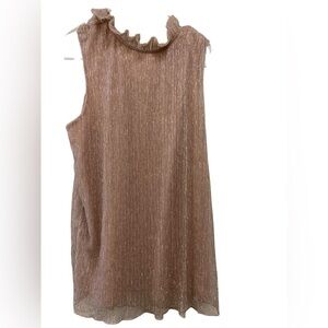 Advia medium, ballet,‎ pink, shiny sleeveless top women’s party top $69